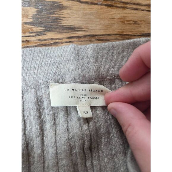 Sezane Lazare Trousers in sandstone sz XS - Picture 3 of 5